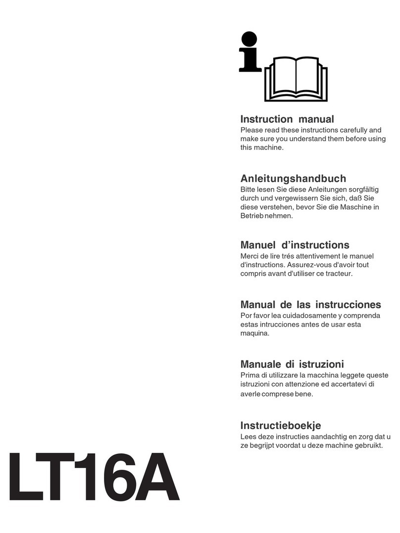 Husqvarna LT16A instruction manual