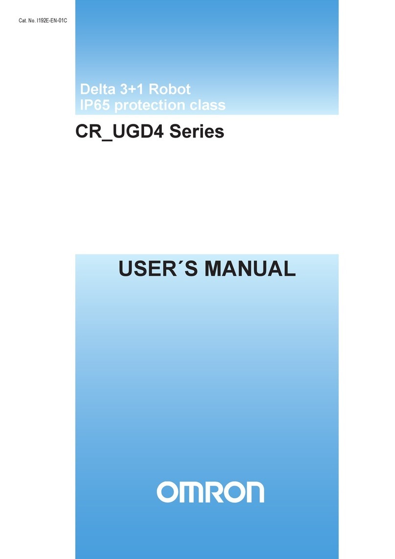 Omron CR UGD4 Series User manual Omron CR UGD4 Series User manual