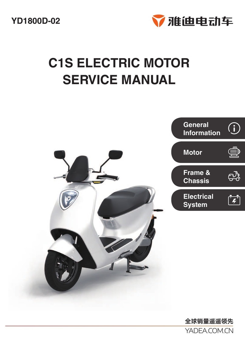 Yadea C1S User manual