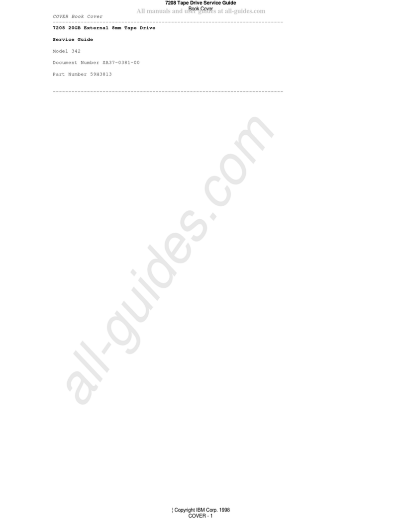 IBM 7208 Service manual