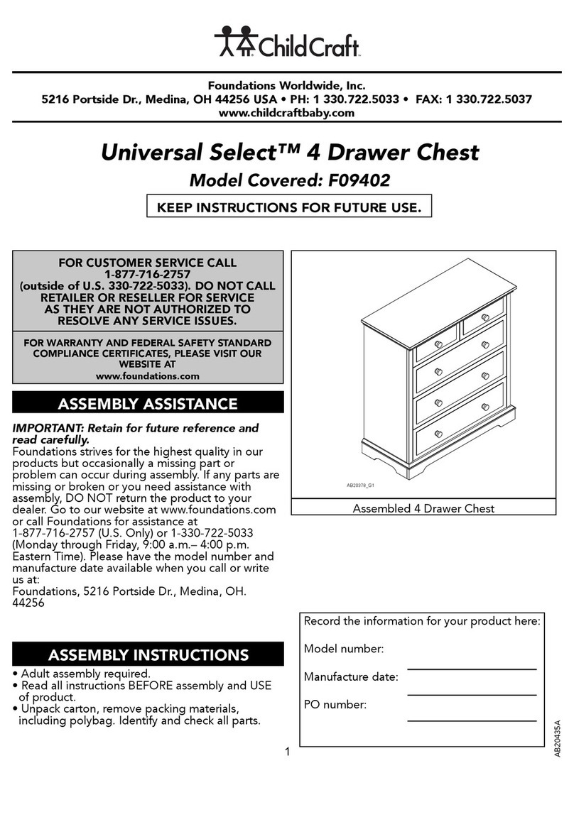 Child Craft Universal Select F09402 manual Child Craft Universal Select F09402 manual
