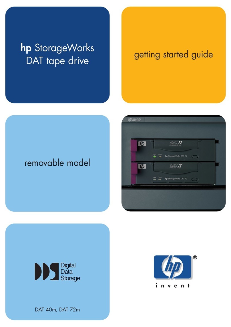 HP StorageWorks DAT 40m User manual