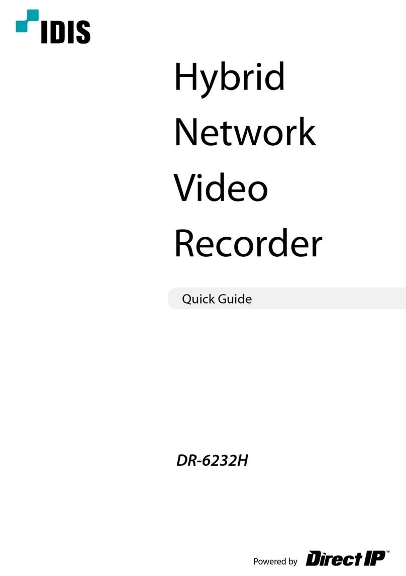 Idis DR-6232H quick guide