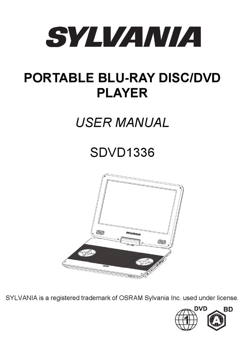 Sylvania SDVD1336 user manual