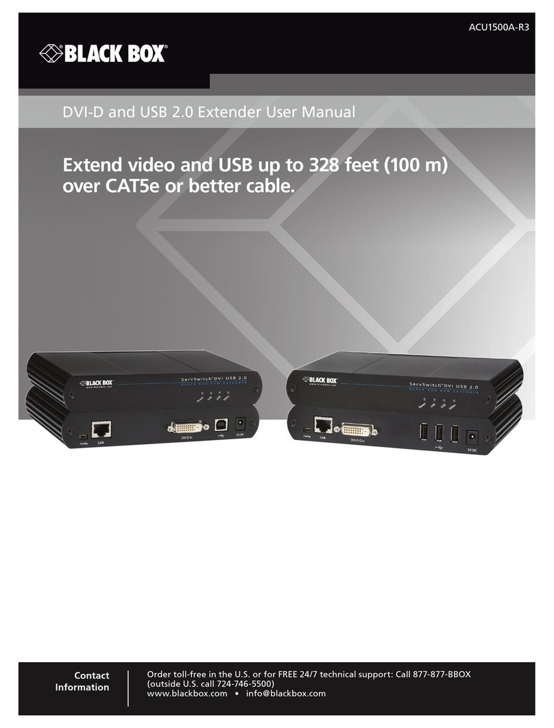 Black Box ACU1500A-R3 User manual Black Box ACU1500A-R3 User manual