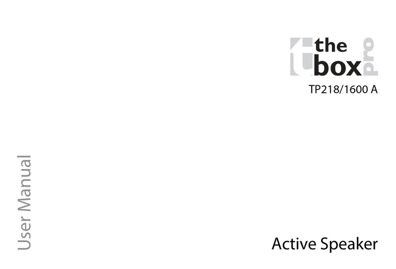 The box pro TP218/1600 A user manual