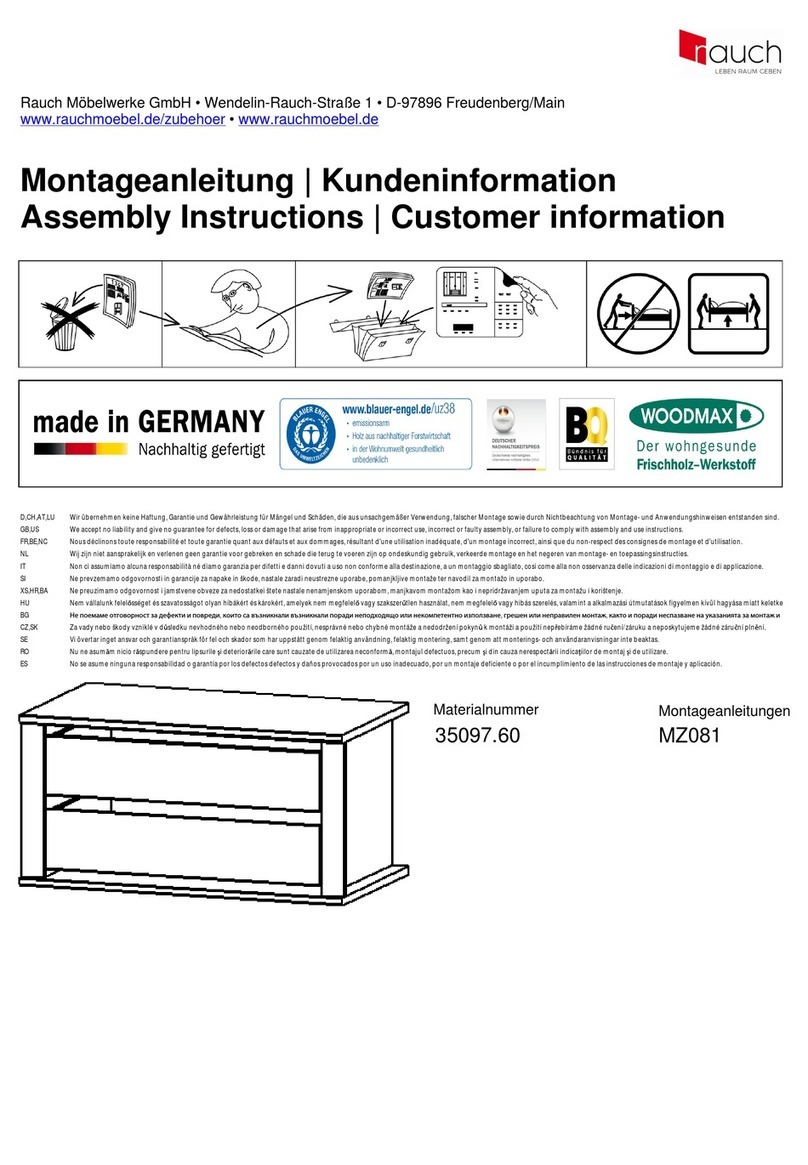 Rauch MZ081 User manual