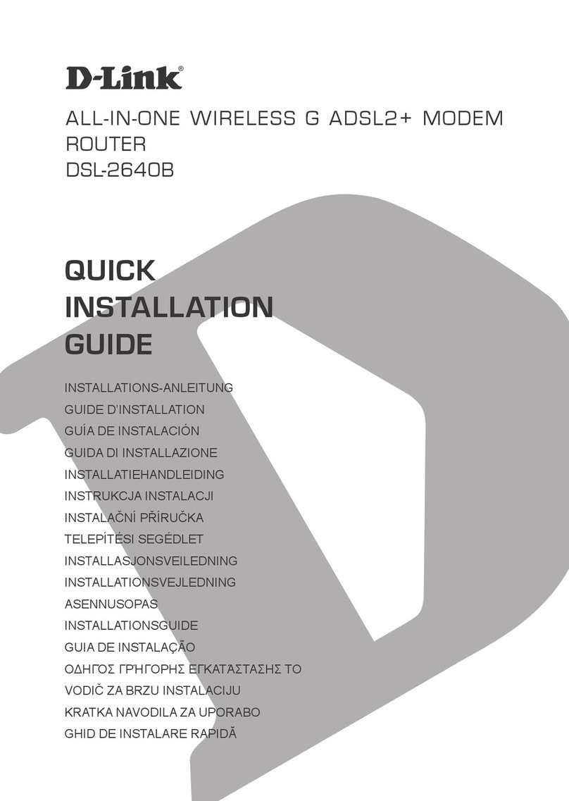 D-Link DSL-2640B User manual D-Link DSL-2640B User manual