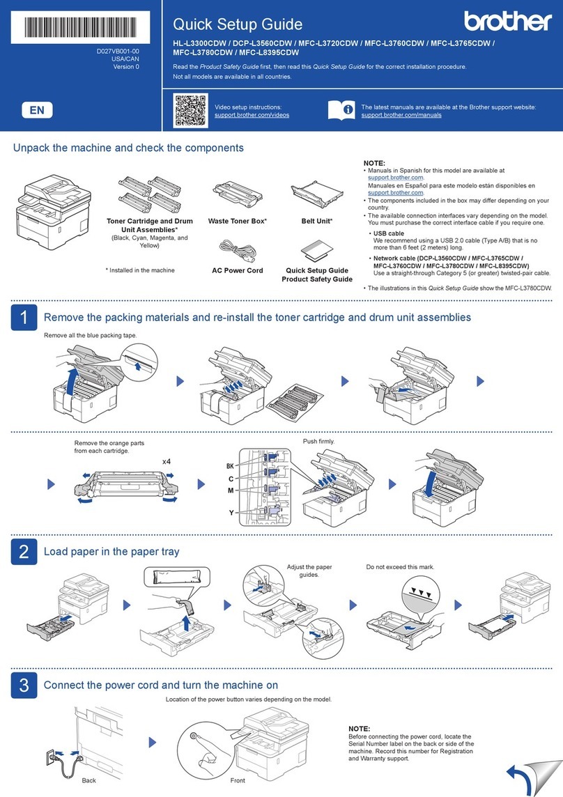 Brother DCP-L3560CDW User manual