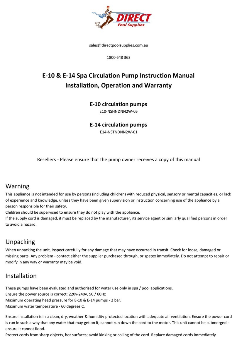 Direct E-14 instruction manual