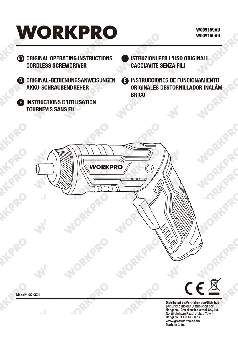 WorkPro W009159AU Original operating instructions