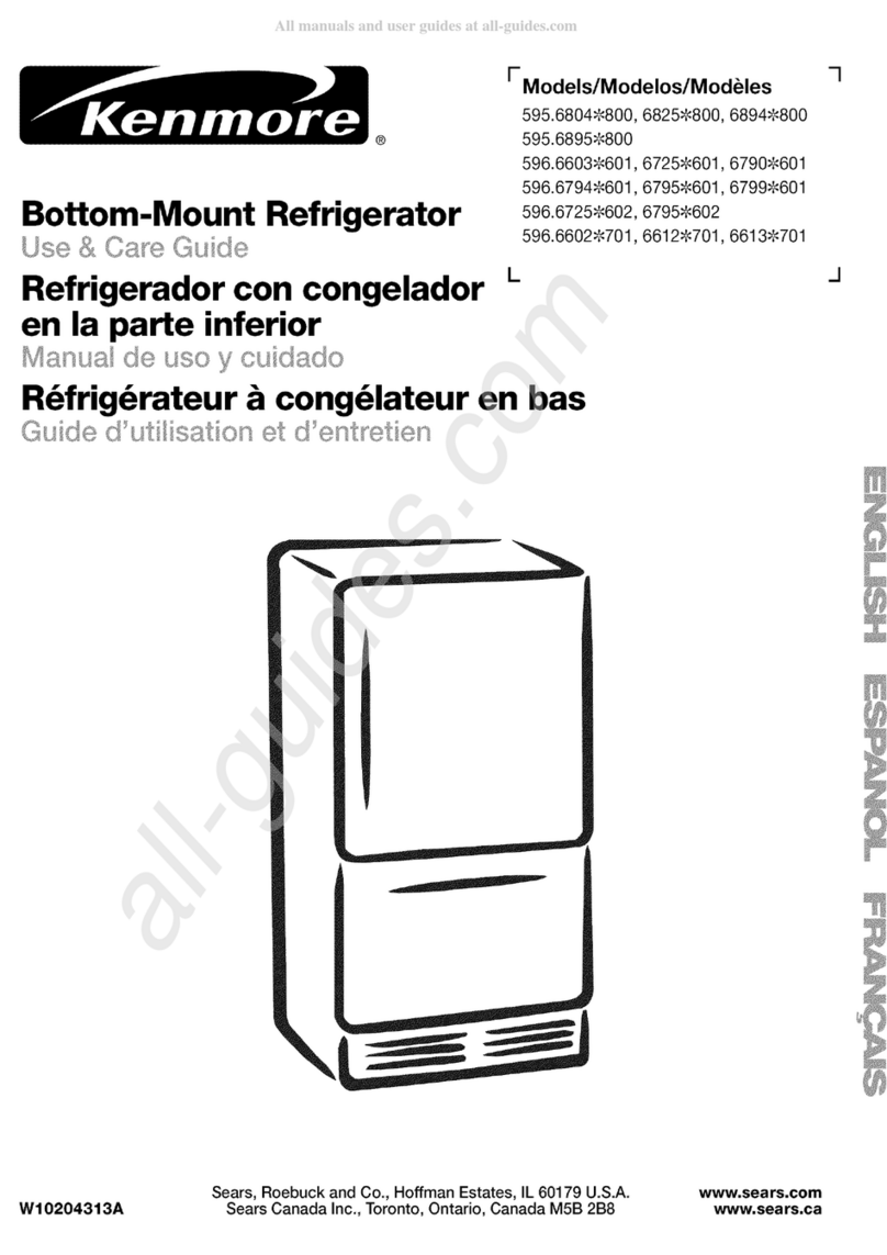 Kenmore 595.68045 800 Series Use & care guide
