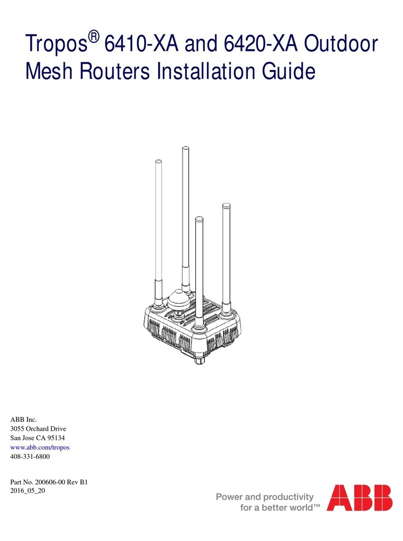 ABB Tropos 6410-XA installation guide