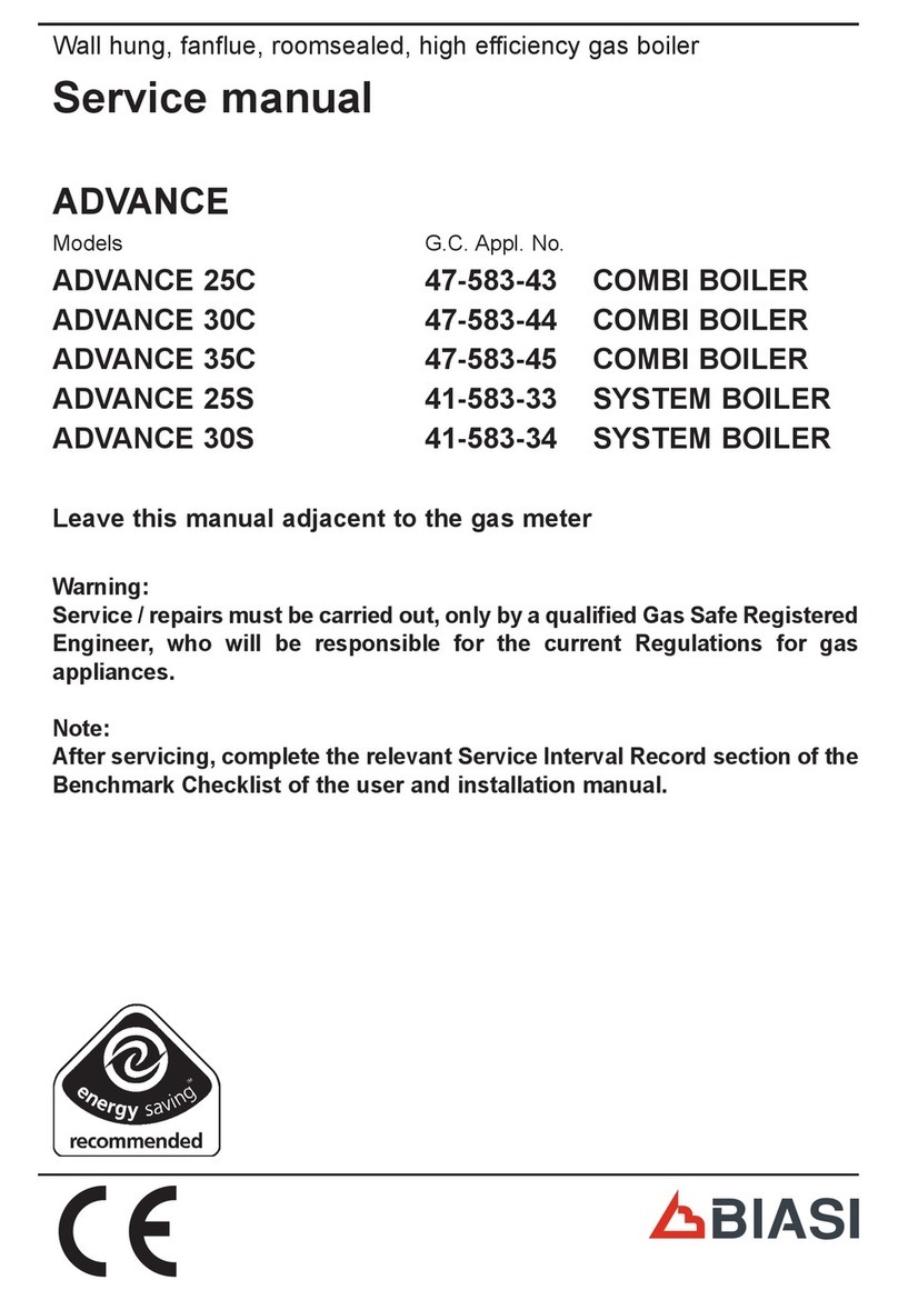 Biasi ADVANCE 30C Service manual