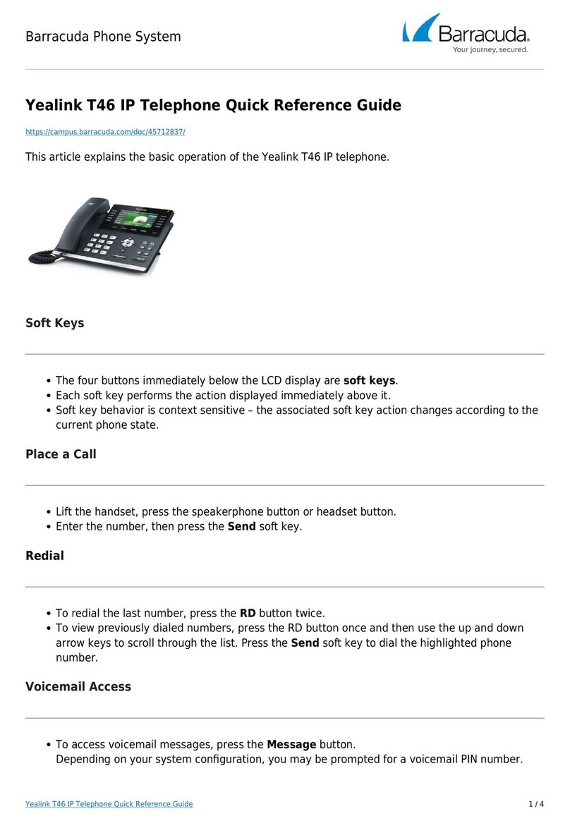 Yealink T46 IP User manual