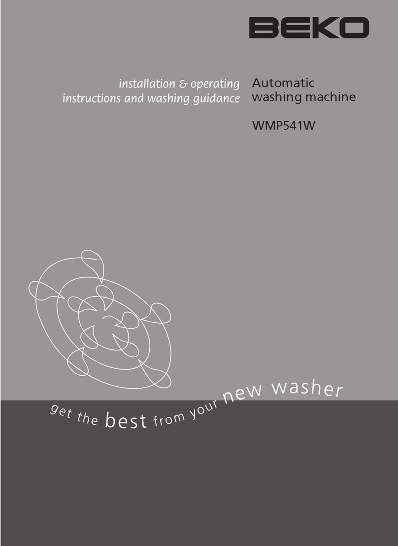 Beko WMP541W user manual