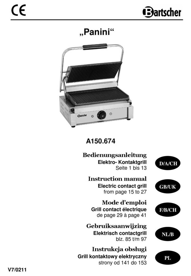 Bartscher A150674 instruction manual