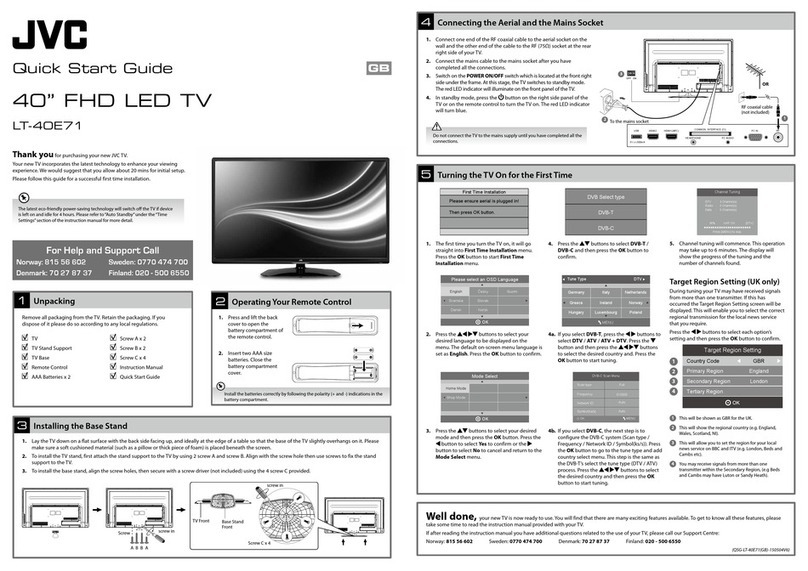JVC LT-40E71 User manual