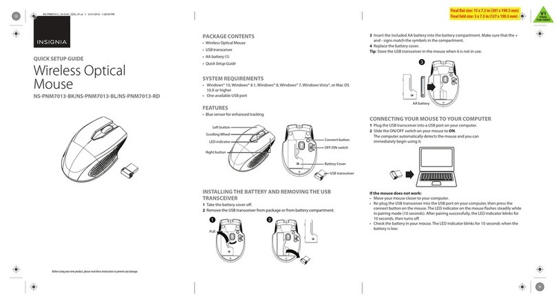 Insignia NS-PNM7013-BK User manual Insignia NS-PNM7013-BK User manual