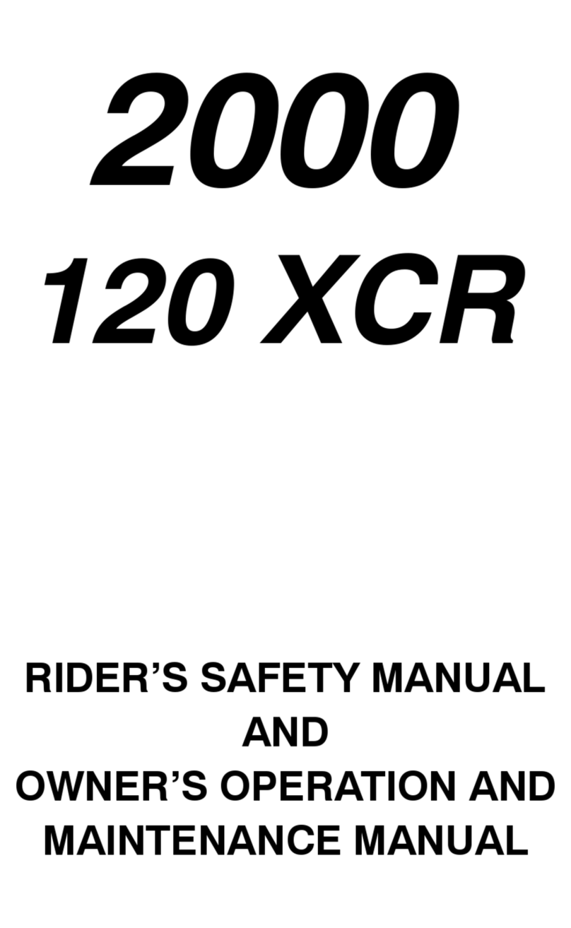 Polaris 2000 120 XCR Instruction Manual