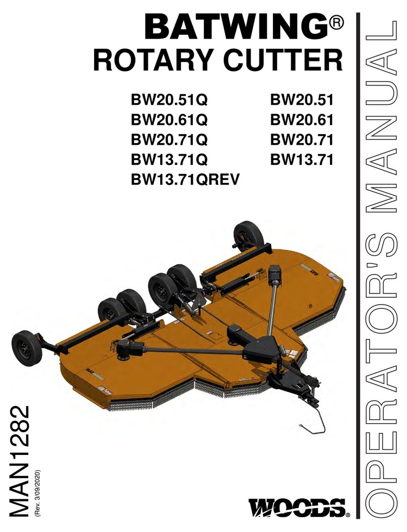 Woods BATWING BW20.61Q Operator's manual