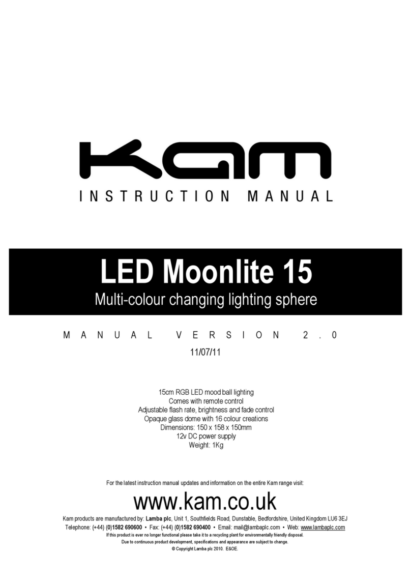 KAM LED Moonlite 15 instruction manual