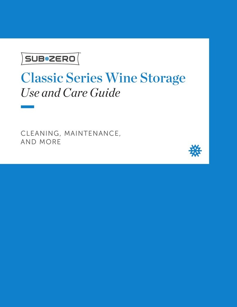 Sub-Zero Classic CL3050W/O/L User manual