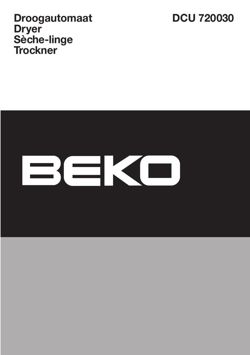 Beko DCU 720030 User manual Beko DCU 720030 User manual