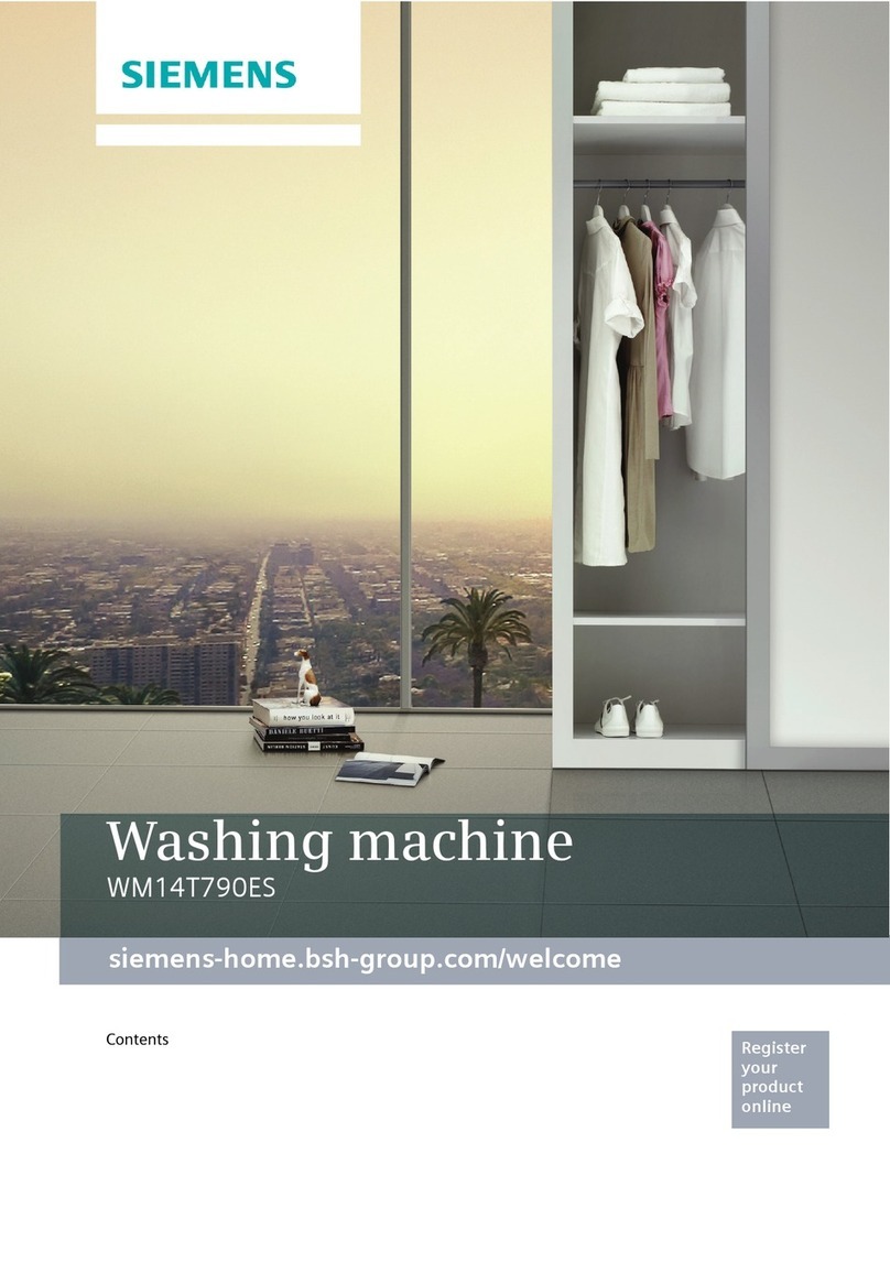 Siemens WM14T790ES User manual
