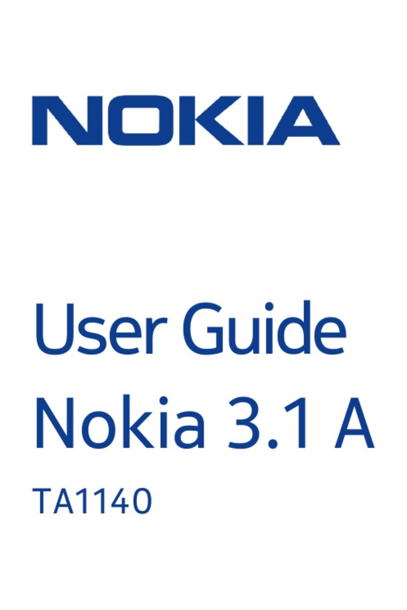 Nokia 3.1 A User manual Nokia 3.1 A User manual