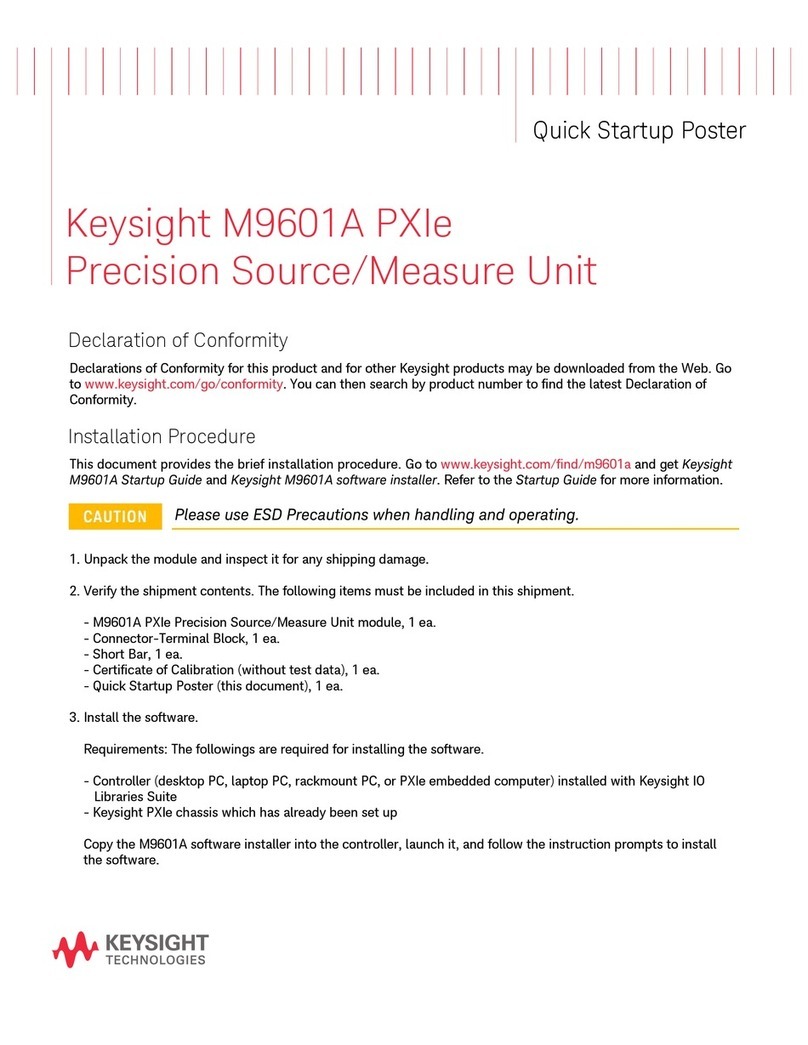 Keysight M9601A Operator's manual