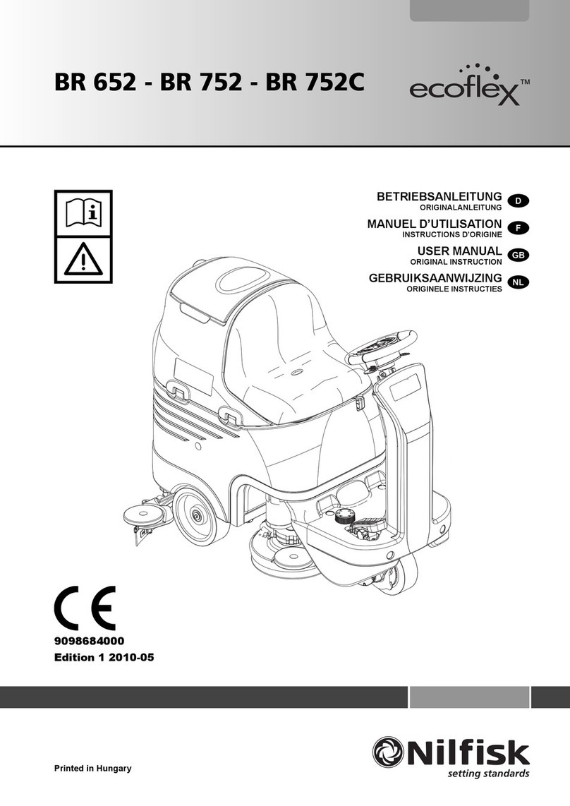 Nilfisk-Advance BR 752 User manual