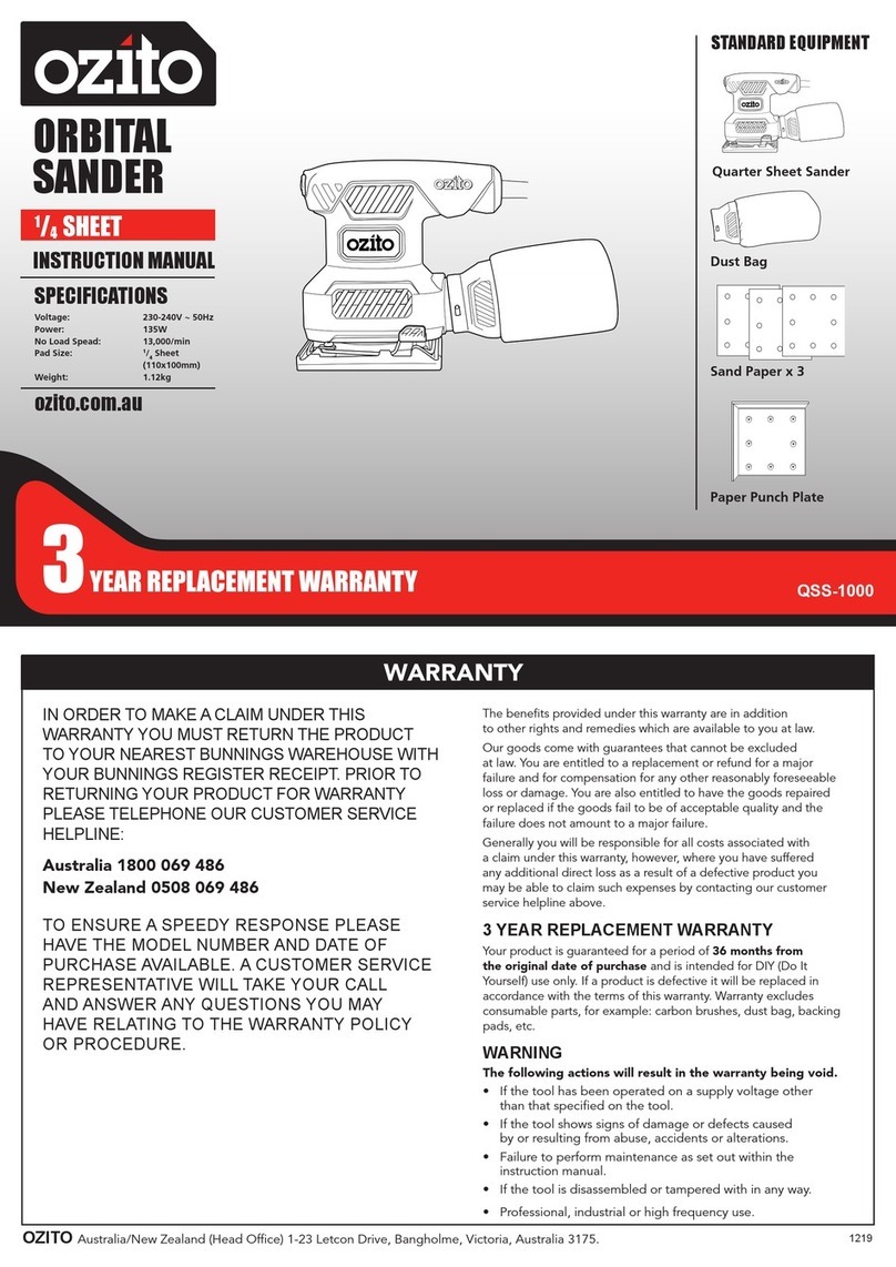 Ozito QSS-1000 User manual