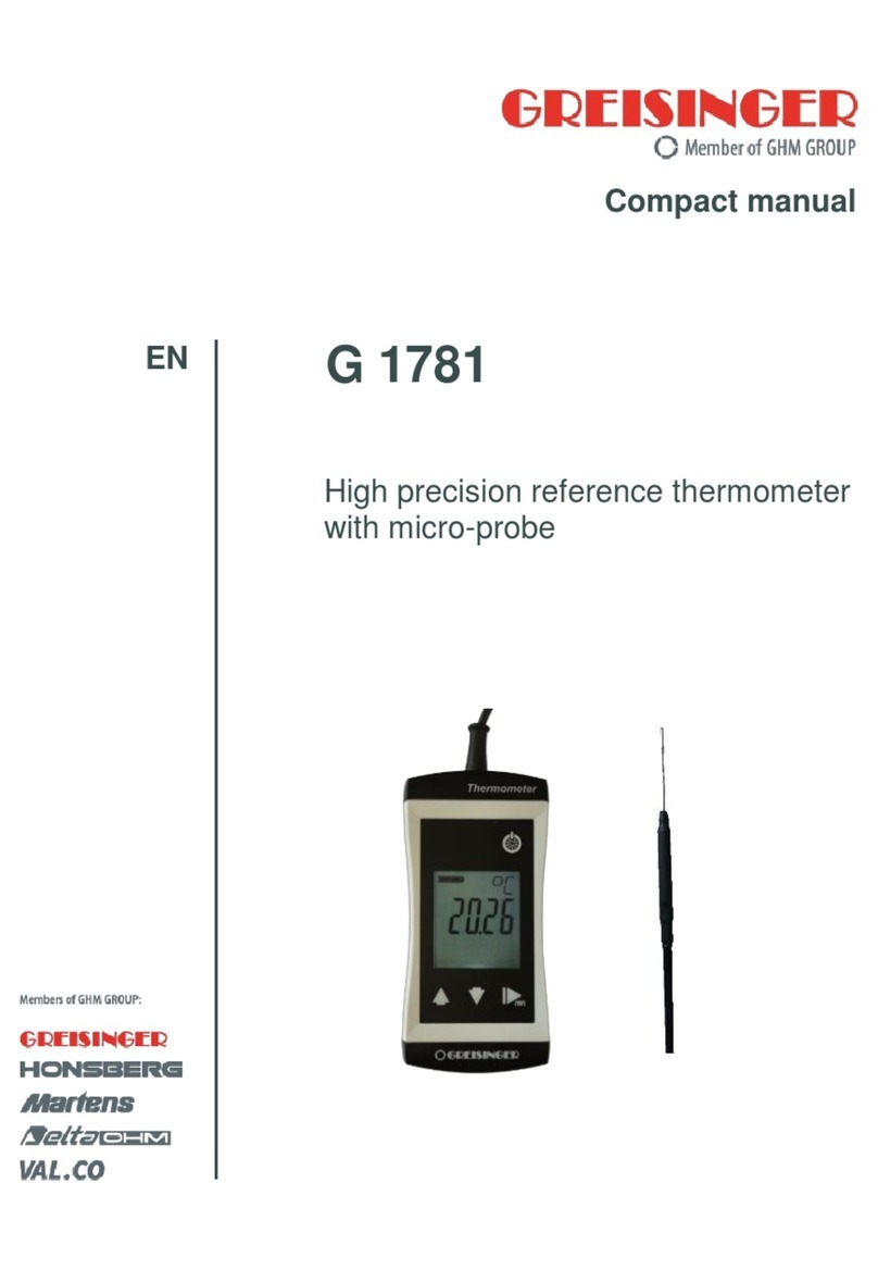 GHM Greisinger G 1781 Compact manual