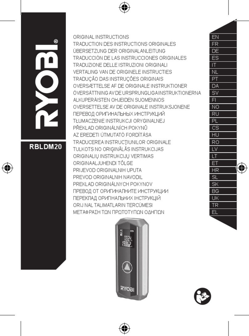 Ryobi RBLDM20 Original instructions