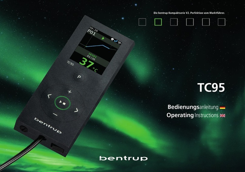 bentrup TC95 operating instructions