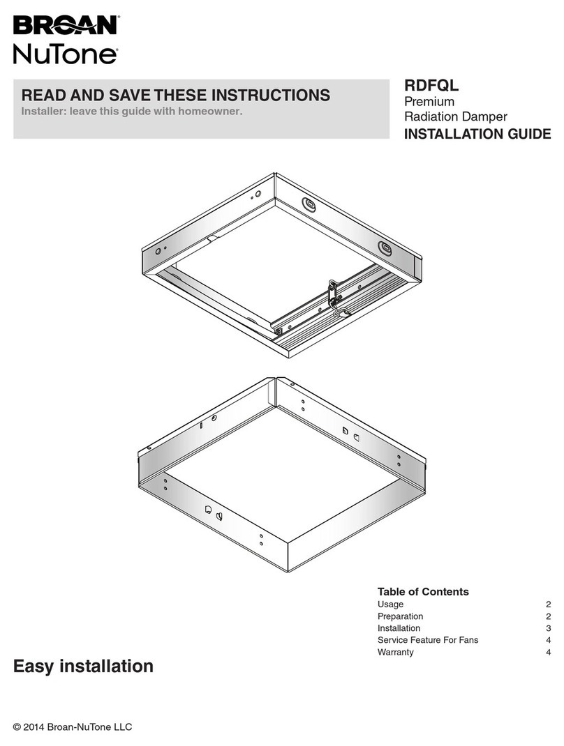Broan NuTone RDFQL installation guide