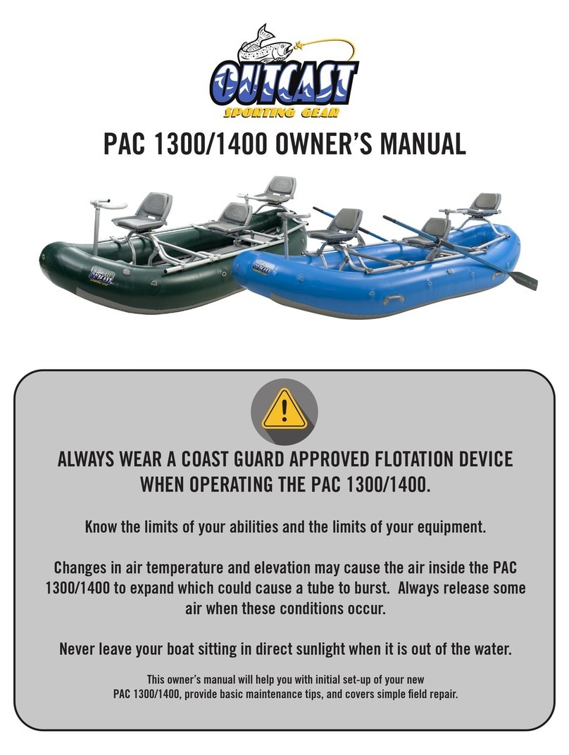 Outcast Sporting Gear PAC 1300 owner's manual