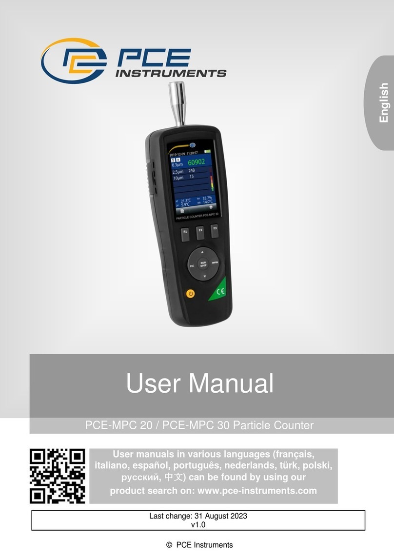 PCE Instruments PCE-MPC 20 User manual