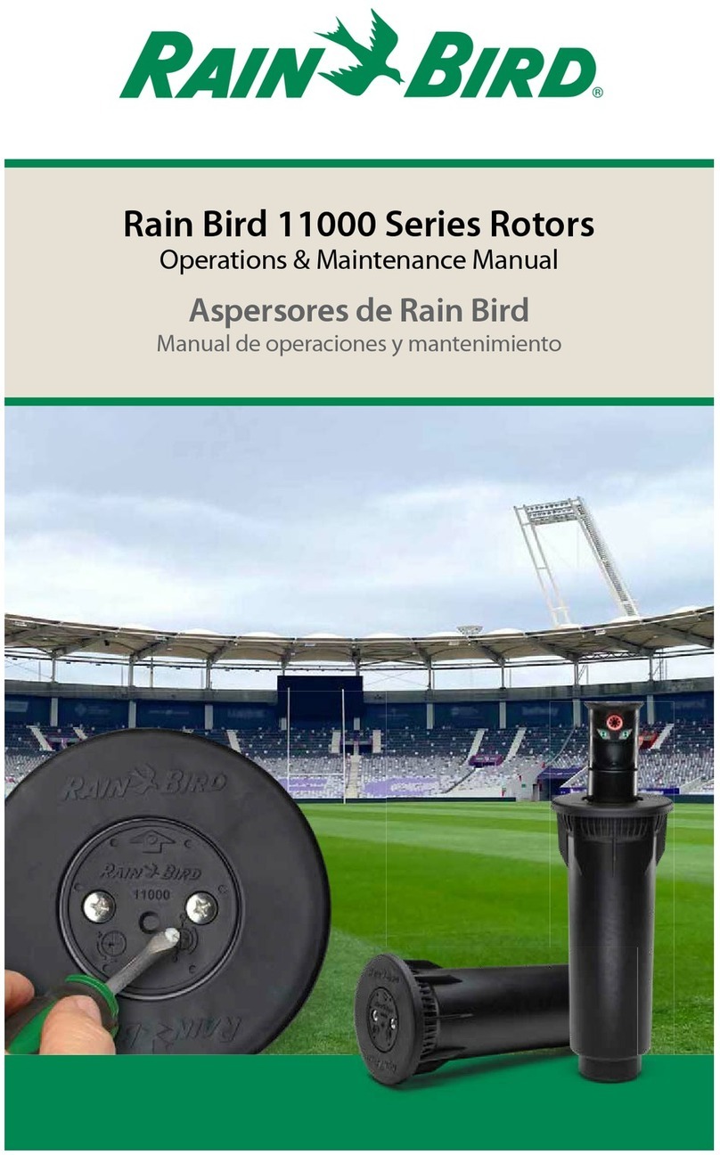 Rain Bird 11000 Series Operation & maintenance manual