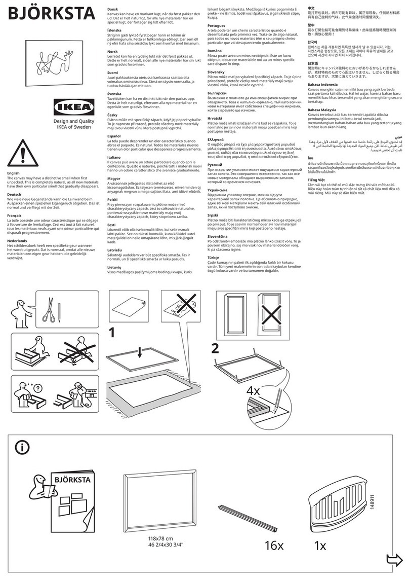 IKEA BJORKSTA manual