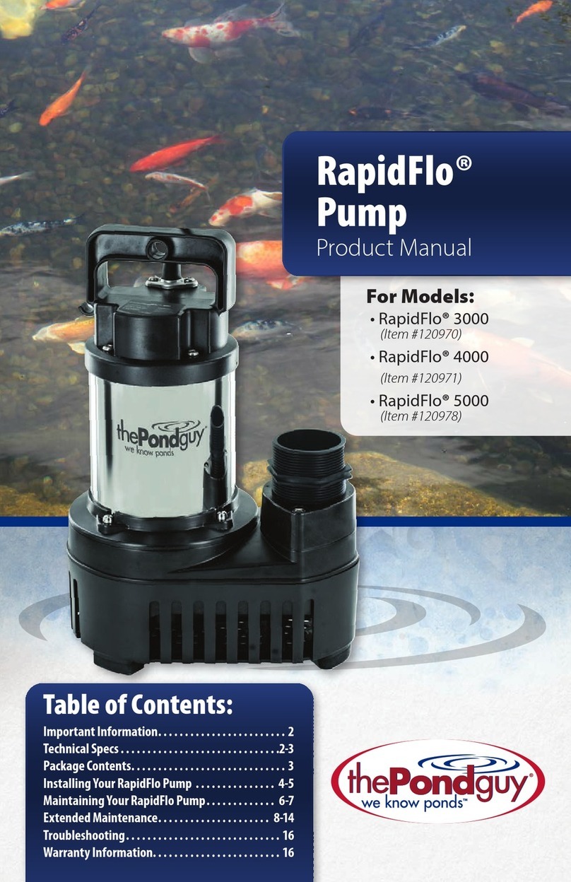 ThePondguy RapidFlo 3000 product manual
