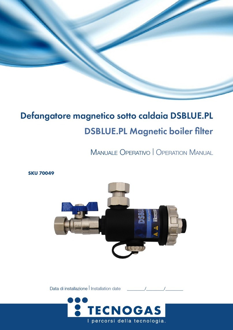 Tecnogas DSBLUE.PL Operation manual