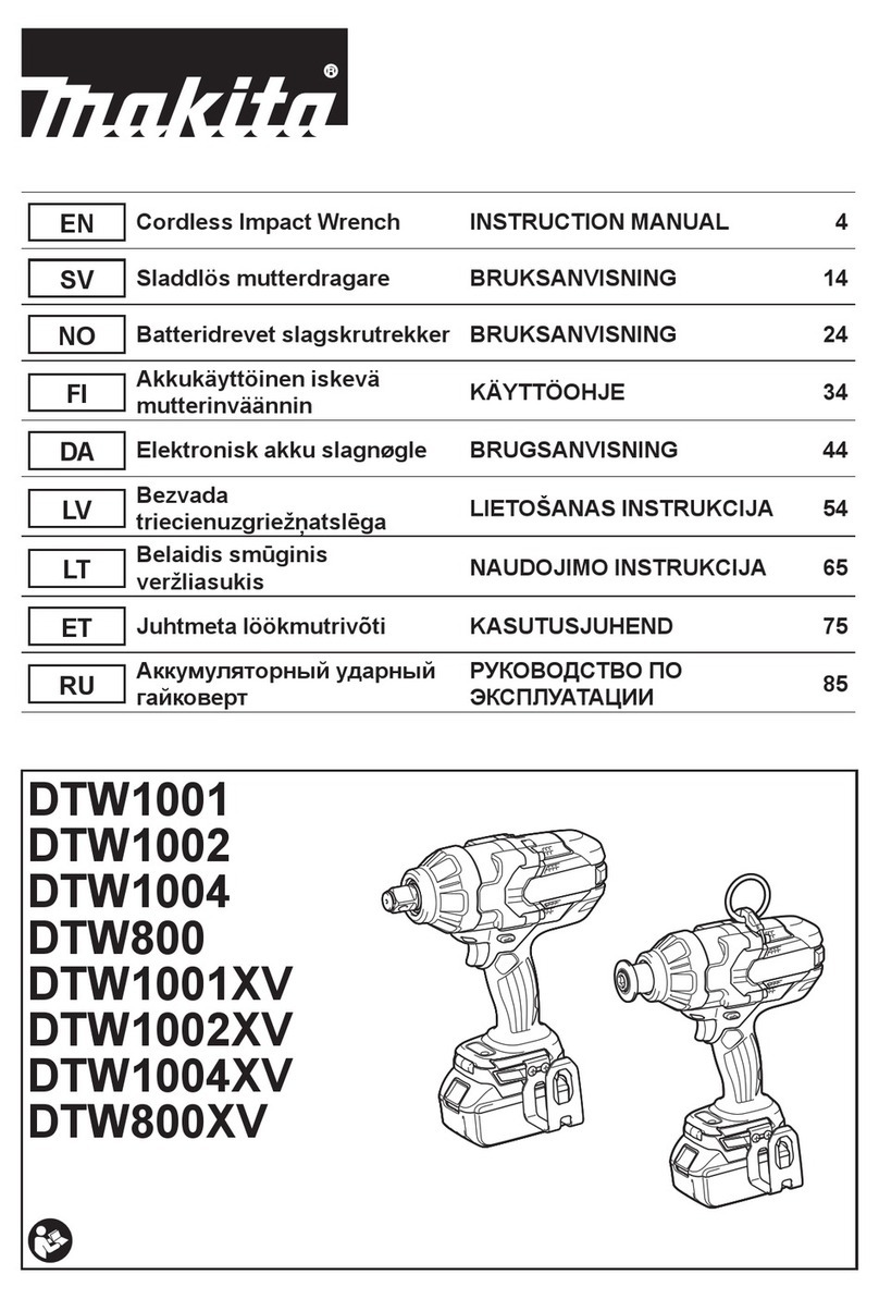 Makita DTW1001 User manual