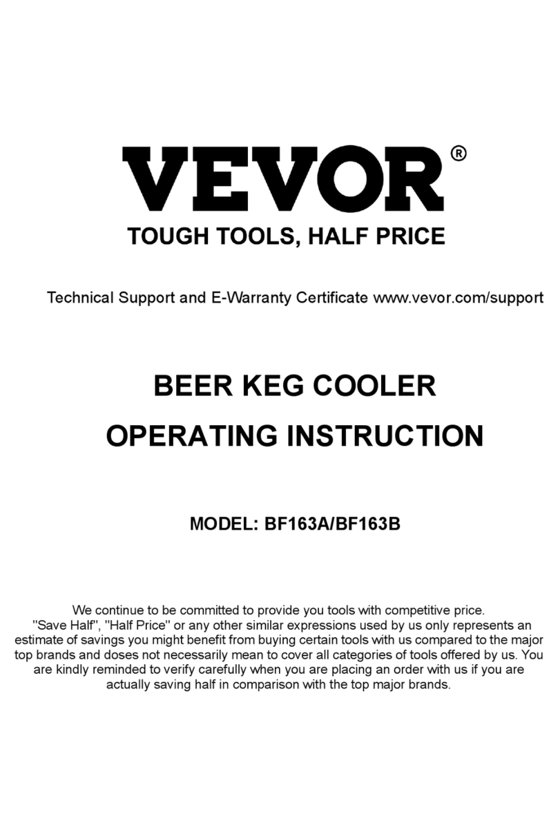 VEVOR BF163A Operating	 instruction