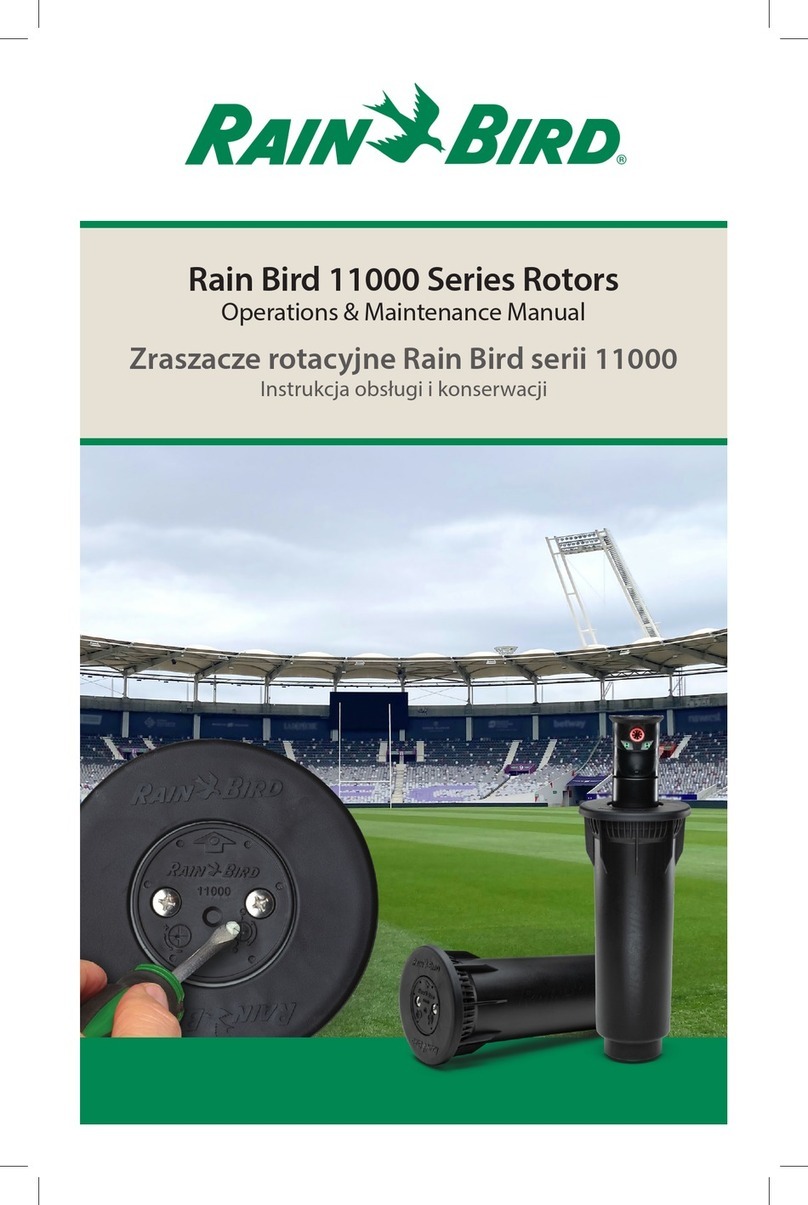 Rain Bird 11000 Series Operation & maintenance manual