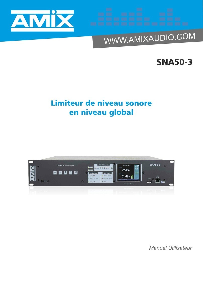 AMIX SNA50-3 user manual