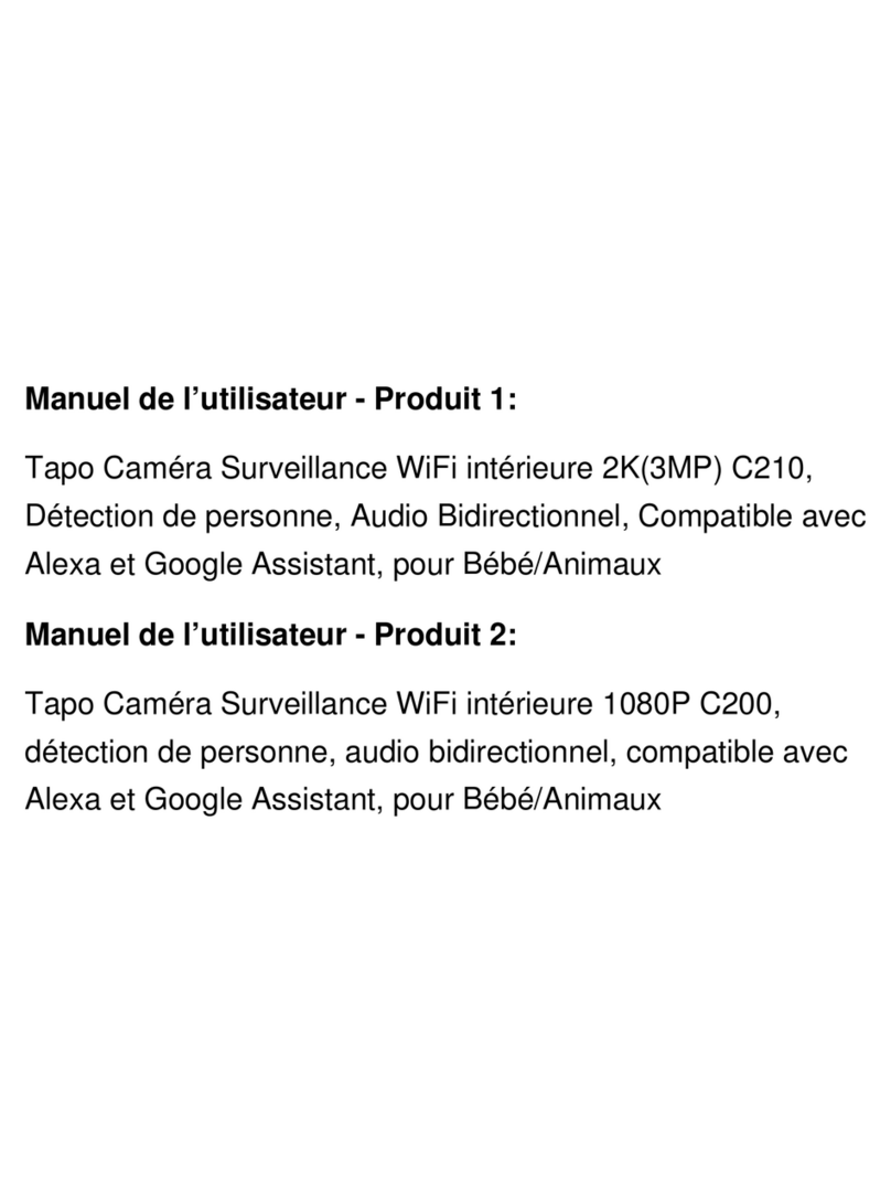 TP-Link Tapo C200 User manual