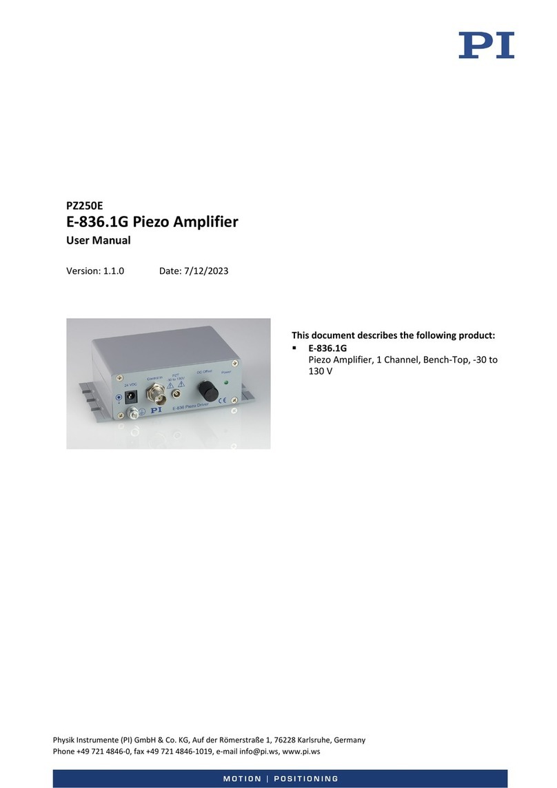 Physik Instrumente E-836.1G user manual