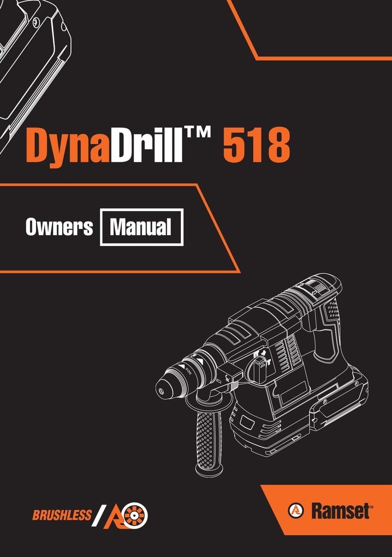 RAMSET DynaDrill 518 owner's manual